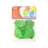 Globo 100% latex biodegradable verde pistacho bolsa de 20 unidades