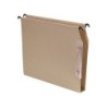 Carpeta colgante fade din a4 visor lateral 250x330x30 mm kraft