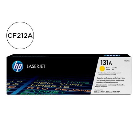Toner hp 131a laserjet m251/m276 amarillo 1800 pag