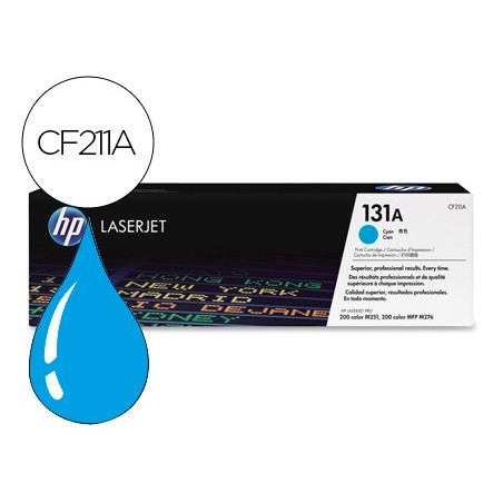 Toner hp 131a laserjet m251/m276 cian 1800 pag