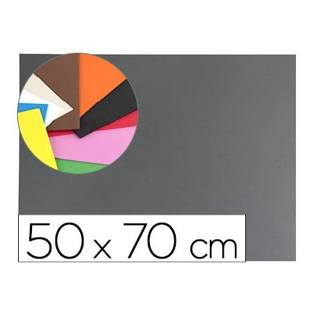 Goma eva liderpapel 50x70cm 60g/m2 espesor 1.5mm gris