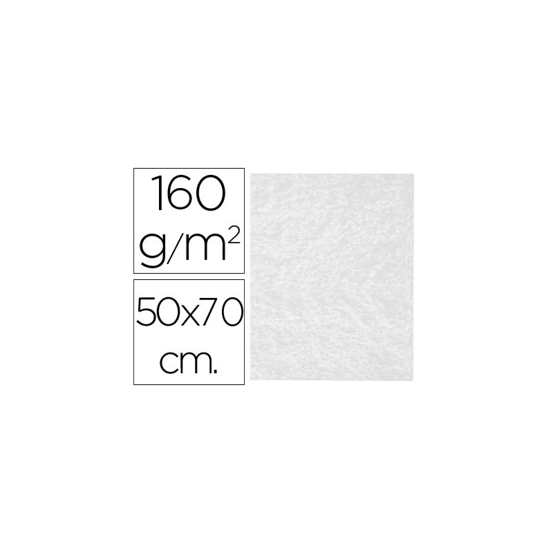 Fieltro liderpapel 50x70cm blanco 160g/m2
