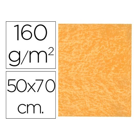 Fieltro liderpapel 50x70cm naranja 160g/m2