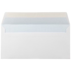 Sobre liderpapel n 5 blanco americano 115x225 mm tira de silicona paquete de 25 unidades