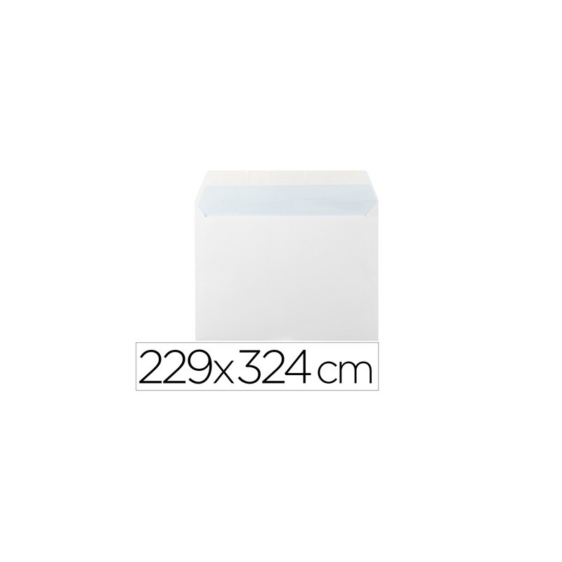 Sobre liderpapel n 14 blanco din c4 229x324 mm tira de silicona paquete de 25 unidades