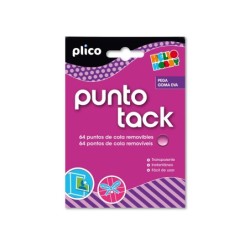 Sujetacosa masilla bostik blu tack punto de cola removible blister de 64 unidades
