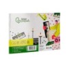 Bloc musica liderpapel pentagrama 5mm cuarto 20 hojas 100g/m2 grapado
