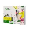 Bloc musica liderpapel pentagrama 5mm cuarto 20 hojas 100g/m2 grapado