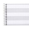 Bloc musica liderpapel combi pentagrama cuadriculado 2,5mm cuarto 20 hojas 100g/m2