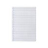 Recambio liderpapel a4 pautaguia 100 hojas 75 g cuadriculado pautado 5 mm con margen 4 taladros