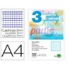 Recambio liderpapel a4 pautaguia 100 hojas 75 g cuadriculado pautado 3 mm con margen 4 taladros
