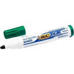 Rotulador bic velleda para pizarra verde punta redonda 1,3 mm