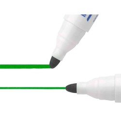 Rotulador bic velleda para pizarra verde punta redonda 1,3 mm