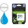 Ink-jet hp 933xl cian cn054ae officejet 6100/6600/6700 premium capacidad 825 pag