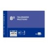 Talonario liderpapel multiusos octavo duplicado apaisado