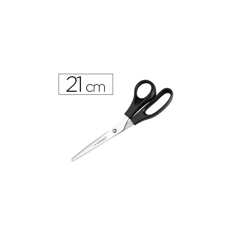Tijera oficina q-connect para zurdos 8\ 21 cm