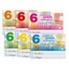 Libreta liderpapel pautaguia tapa cartoncillo 32 hojas din a5 70 g cuadriculado pautado 6 mm apaisado
