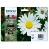 Ink-jet epson multipack t18xl negro amarillo cian y magenta xp-102 xp-205 xp-305 xp-405 capacidad 470 pag