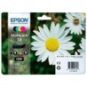 Ink-jet epson multipack t18 negro amarillo cyan y magenta xp-102 px-202 px-205xp-305 xp-405