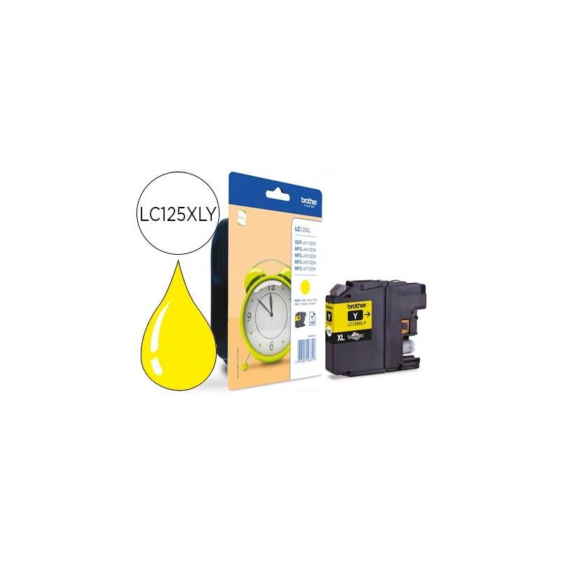 Ink-jet brother mfc-j4410dw/4510 dw amarillo alta capacidad 1200 pag