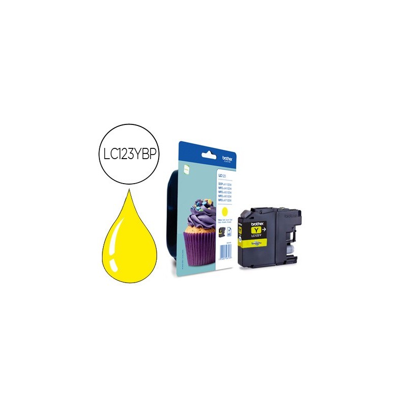 Ink-jet brother mfc-j4410dw/4510 dw amarillo 600 pag