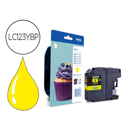 Ink-jet brother mfc-j4410dw/4510 dw amarillo 600 pag