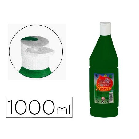 Tempera liquida jovi escolar 1000 ml verde oscuro