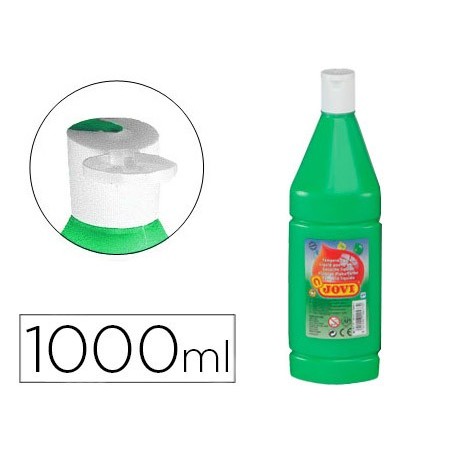 Tempera liquida jovi escolar 1000 ml verde medio