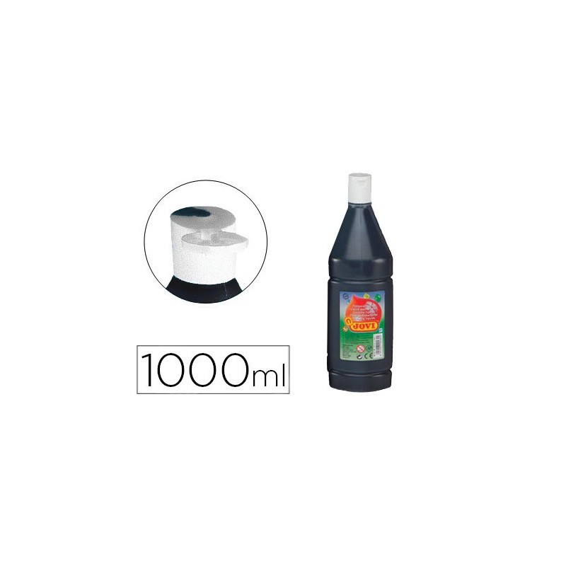 Tempera liquida jovi escolar 1000 ml negro