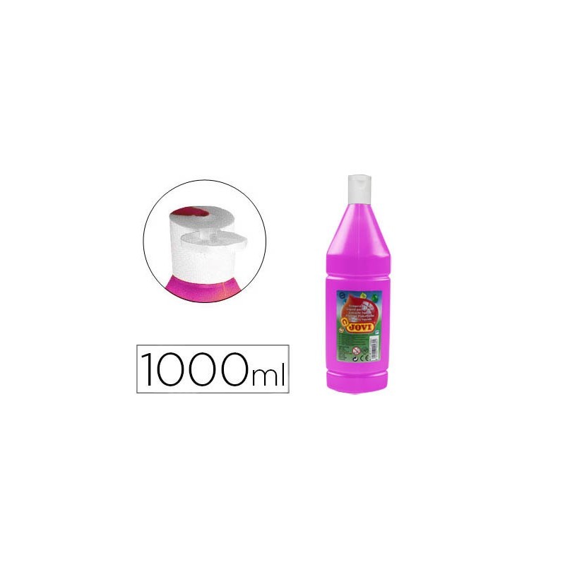 Tempera liquida jovi escolar 1000 ml magenta