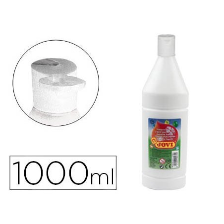 Tempera liquida jovi escolar 1000 ml blanco