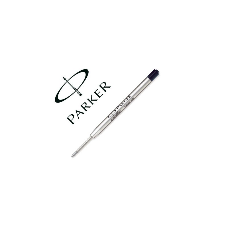 Recambio boligrafo parker negro fino