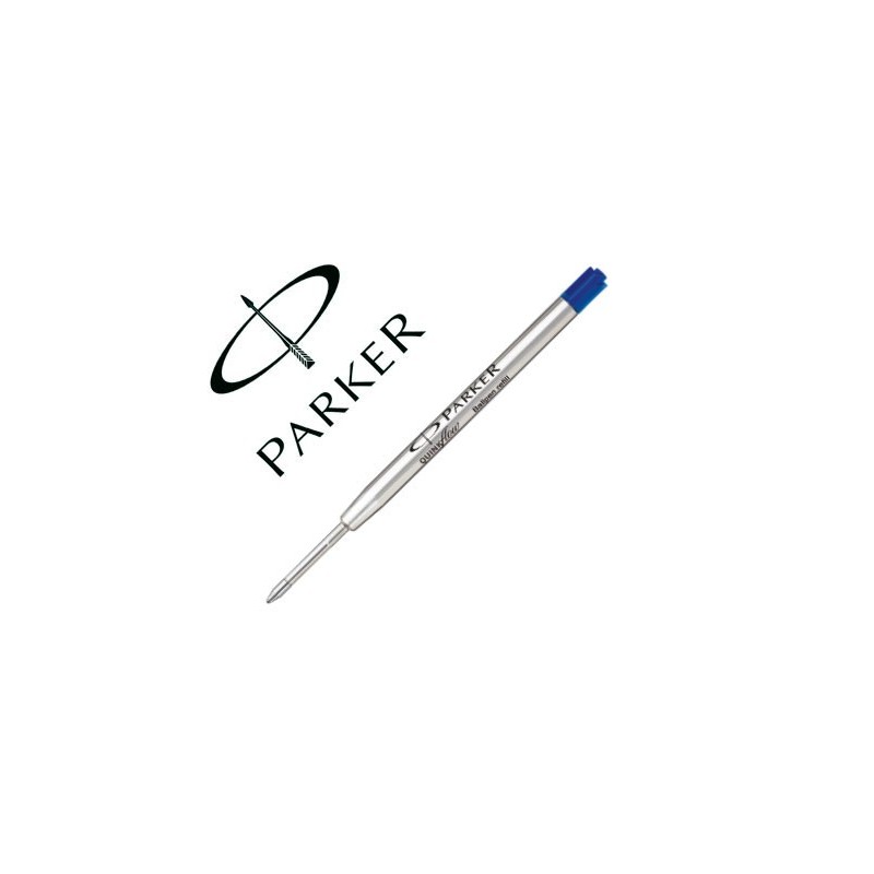 Recambio boligrafo parker azul fino
