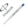Recambio boligrafo parker azul fino