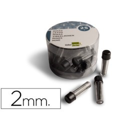 Minas liderpapel grafito 2 mm para compas tubo de 3 minas