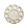 Paleta plastico artist circular con 10 huecos 17 cm diametro
