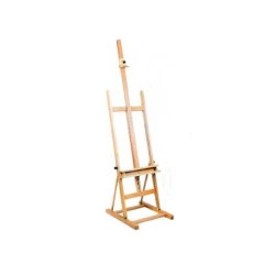 Caballete pintor artist estudio madera 47x54x185cm