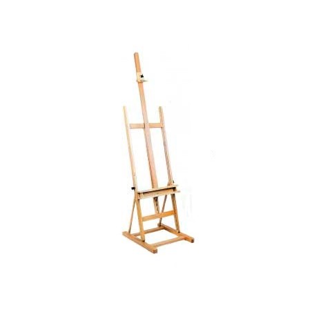 Caballete pintor artist estudio madera 47x54x185cm