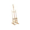 Caballete pintor artist estudio madera 47x54x185cm