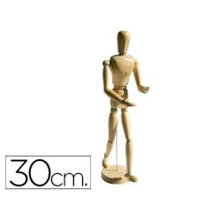 Maniqui de pintura artist madera masculino 30 cm
