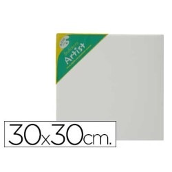 Bastidor artist lienzo grapado trasero algodon 100% 30x30 cm