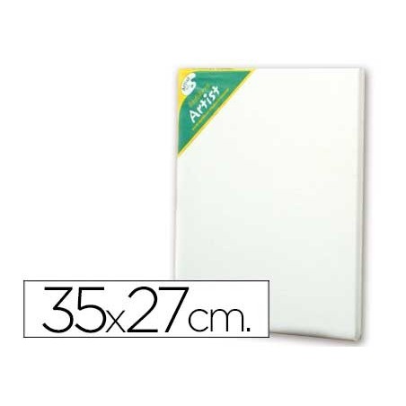 Bastidor artist 5f lienzo grapado trasero algodon 100% 35x27 cm