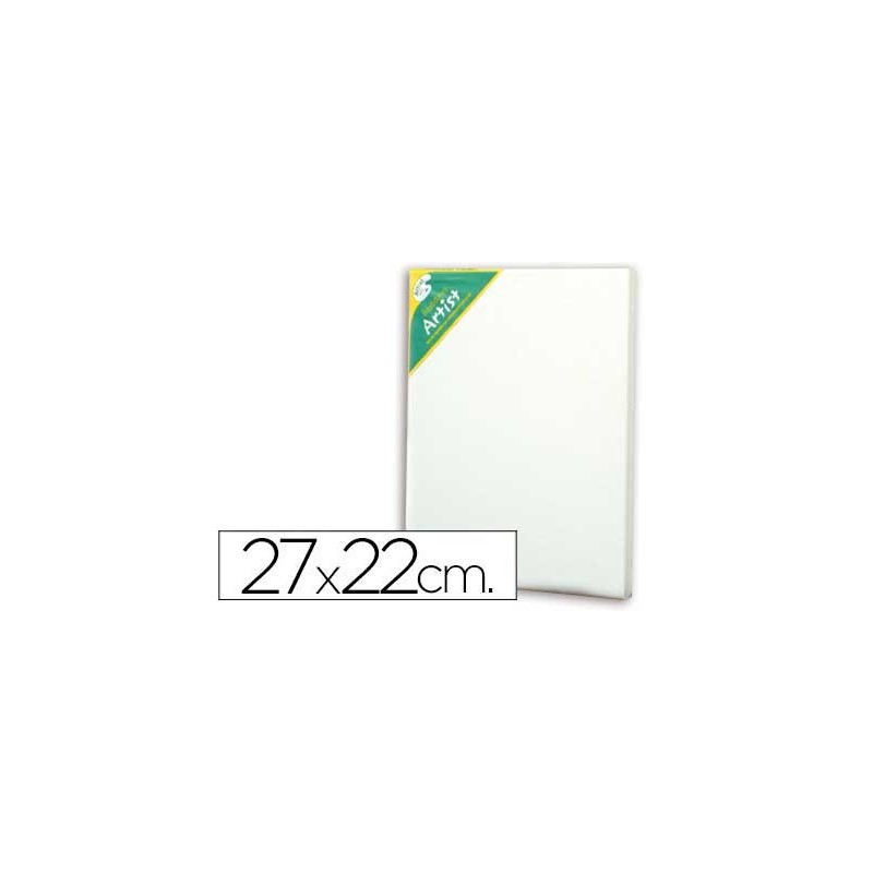 Bastidor artist 3f lienzo grapado trasero algodon 100% 27x22 cm