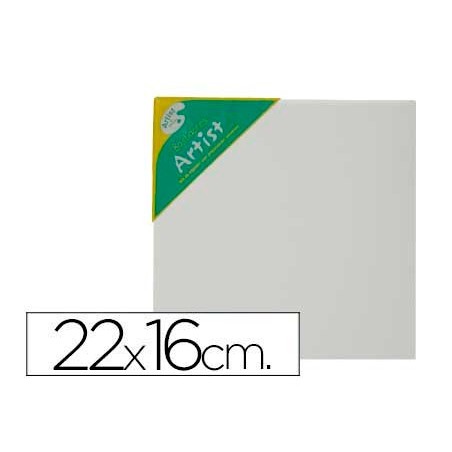 Bastidor artist 1f lienzo grapado trasero algodon 100% 22x16 cm