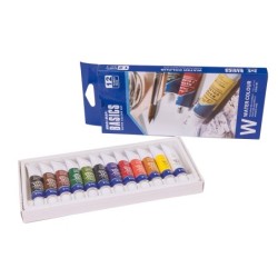 Acuarela artist caja carton de 12 colores surtidos 12 ml