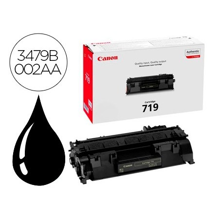 Toner canon crg 719 2.1k negro laser 2100 pag