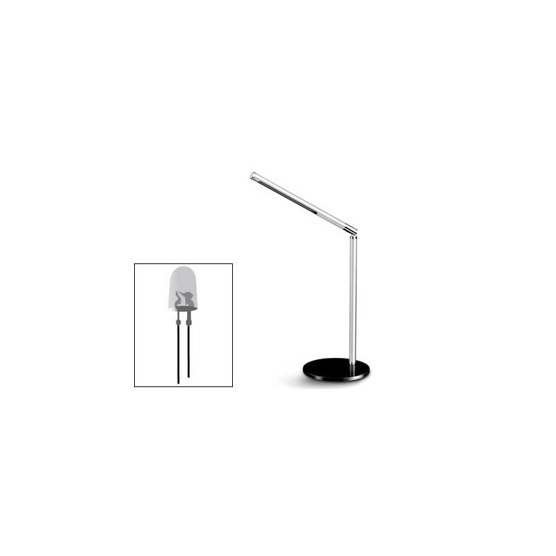 Lampara de oficina cep ecoline de aluminio y acero con luz led