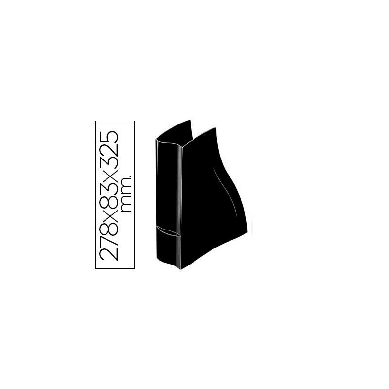 Revistero cep ellypse greenspirit plastico negro 278 x 83 x 325 mm. Revistero cep ellypse greenspirit plastico negro 278 x 83 x 325 mm.