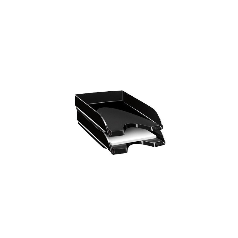 Bandeja sobremesa cep plastico negra 348x257x66 mm