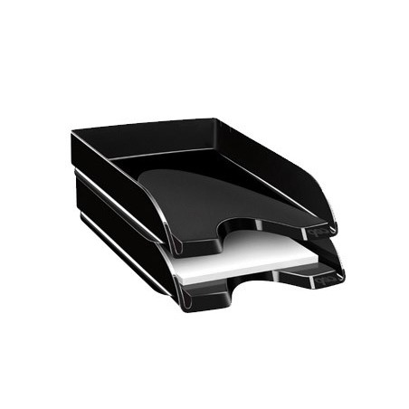 Bandeja sobremesa cep plastico negra 348x257x66 mm